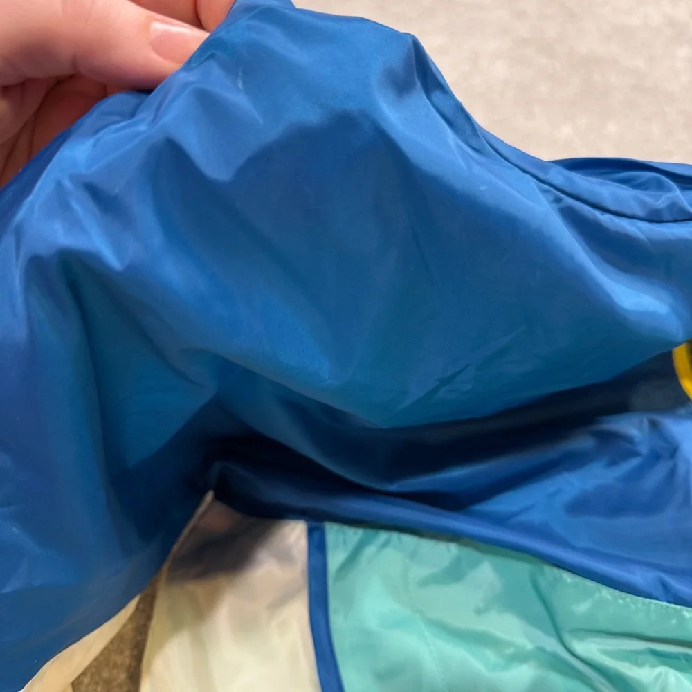 Cotopaxi Teca Half Zip Windbreaker Blue Crush Colorblock NWT Packable XS Recycle - Picture 14 of 16